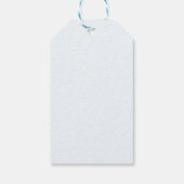 Blauwe Zee Schelpen Cadeaubijschrift | Aangepaste Cadeaulabel (Achterkant)