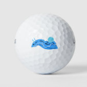 BLAUWE ZEE SLUG GOLFBALLEN (Voorkant)