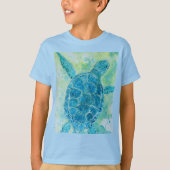Blauwe Zee T-shirt (Voorkant)