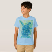 Blauwe Zee T-shirt (Voorkant volledig)