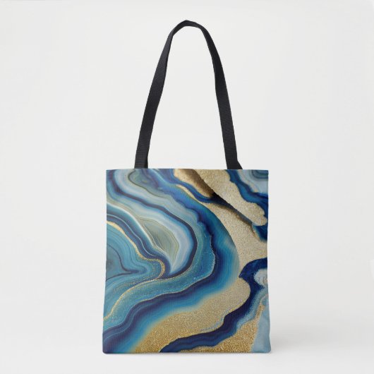 Blauwe Zee Tote Bag (Voorkant)
