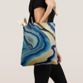 Blauwe Zee Tote Bag (Dichtbij)