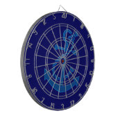 Blauwe zee van het schip Anchor Nautical Marine Th Dartbord (Voorkant Links)