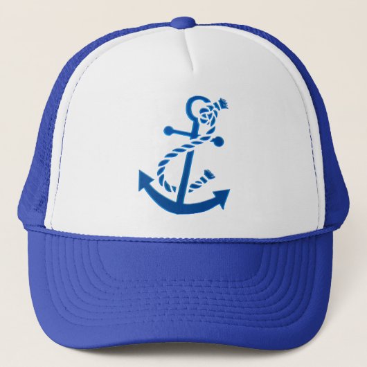 Blauwe zee van het schip Anchor Nautical Marine Th Trucker Pet (Voorkant)