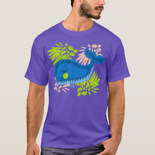 BLAUWE ZEE WALEN T-SHIRT