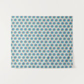 Blauwe Zee Wandkleed (Voorkant (horizontaal))
