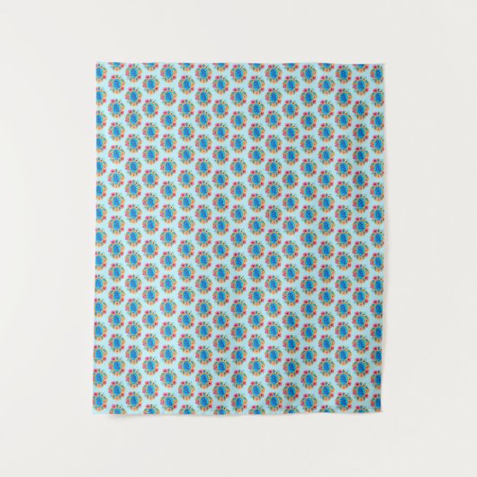 Blauwe Zee Wandkleed (Voorkant)