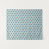 Blauwe Zee Wandkleed (Voorkant (horizontaal))