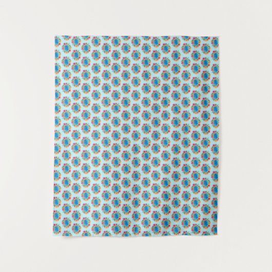 Blauwe Zee Wandkleed (Voorkant)
