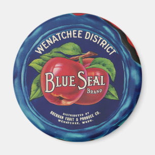 blauwe zeeappels magneet