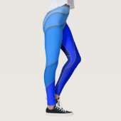Blauwe zeebodem - leggings (Rechts)