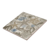 Blauwe zeebrasem  tegeltje (Zijkant)