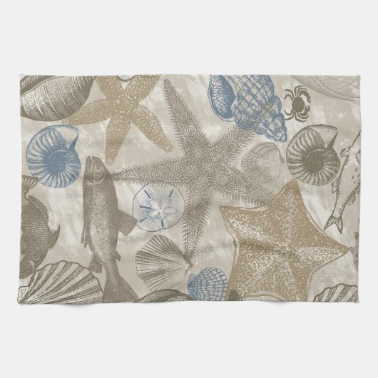 Blauwe zeebrasem    theedoek (Horizontaal)