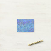 Blauwe zeeduivel, schaal van vis post-it® notes (Op bureau)