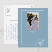Blauwe Zeeen Briefkaart (Voorkant / Achterkant)