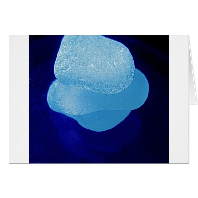 Blauwe Zeeen glazen reflecties (Voorkant Horizontaal)