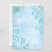 Blauwe zeehonden onder de Zee oceanische zeedag Kaart (Achterkant)