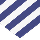 blauwe zeemansstreep korte tafelloper (Hoek)