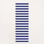 blauwe zeemansstreep yogamat (Voorkant)