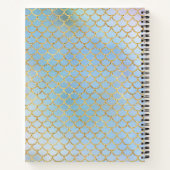 Blauwe zeemeermaisschalen van ketchbook - naamteke notitieboek (Achterkant)