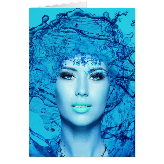 Blauwe Zeemeermin (Voorkant)