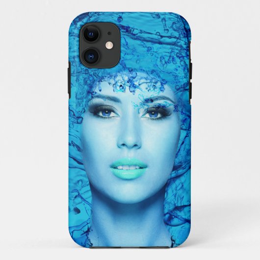 Blauwe Zeemeermin Case-Mate iPhone Case (Achterkant)
