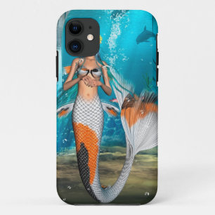 Blauwe Zeemeermin Case-Mate iPhone Case