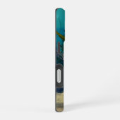Blauwe Zeemeermin iPhone 16 Hoesje (Rechterkant)