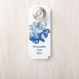 Blauwe Zeemeermin Ocean Bad Doucheruimte Deurhanger