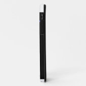 blauwe zeemeermin op zwart hoesje (Achterkant/links)