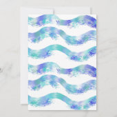 Blauwe Zeemeermin Partij Kaart (Achterkant)