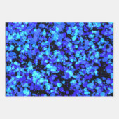 Blauwe zeemeermin Spatverf  Inpakpapier Vel (Voorkant)