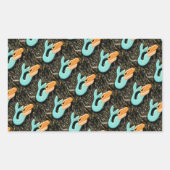 blauwe zeemeermin stickers (Voorkant)