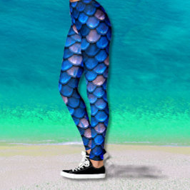 blauwe zeemeervis leggings