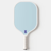 Blauwe zeemuizen pickleball paddle (Achterkant)