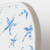 Blauwe zeemuizen pickleball paddle (Links Detail)