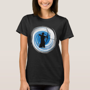 Blauwe zeenboogschieten, Mannen of vrouw T-shirt