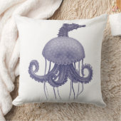 BLAUWE ZEEPAARD KWALLEN  KUSSEN (Deken)