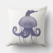 BLAUWE ZEEPAARD KWALLEN  KUSSEN (Voorkant)