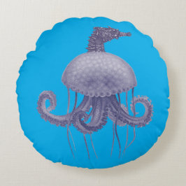 BLAUWE ZEEPAARD KWALLEN  ROND KUSSEN