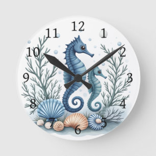 Blauwe Zeepaard Ronde Klok