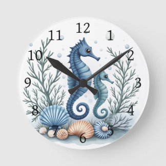 Blauwe Zeepaard Ronde Klok