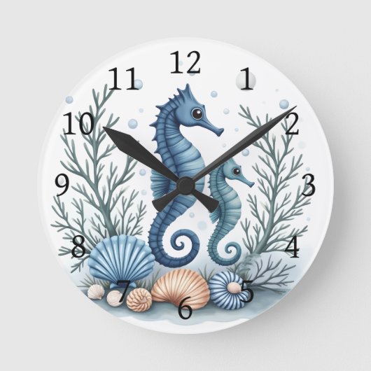 Blauwe Zeepaard  Ronde Klok (Voorkant)