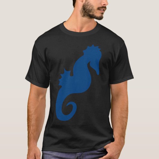 Blauwe Zeepaard T-shirt (Voorkant)