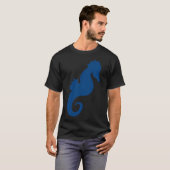 Blauwe Zeepaard T-shirt (Voorkant volledig)