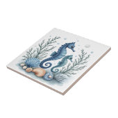 Blauwe Zeepaard  Tegeltje (Zijkant)