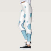 Blauwe zeepbellen leggings (Links)