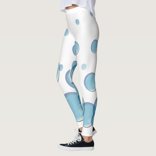 Blauwe zeepbellen leggings (Links)