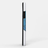 Blauwe Zeeschelp Mozaïek Case-Mate iPhone Case (Achterkant/rechts)