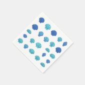 Blauwe Zeeschelp Servet (Hoek)